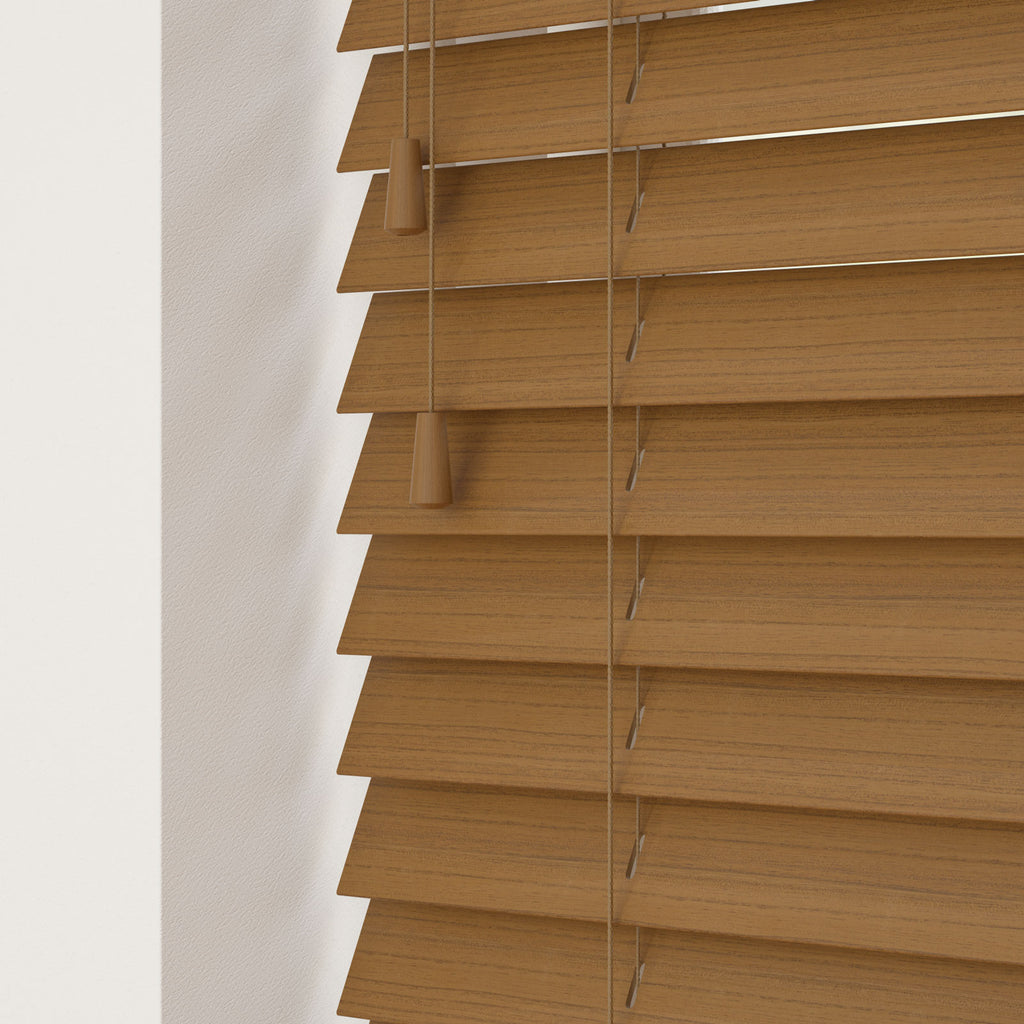 Amber Fauxwood Venetian Blind - 35mm Slat