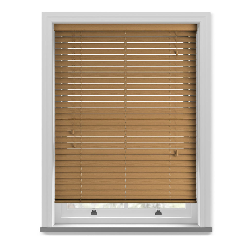 Amber Fauxwood Venetian Blind - 35mm Slat