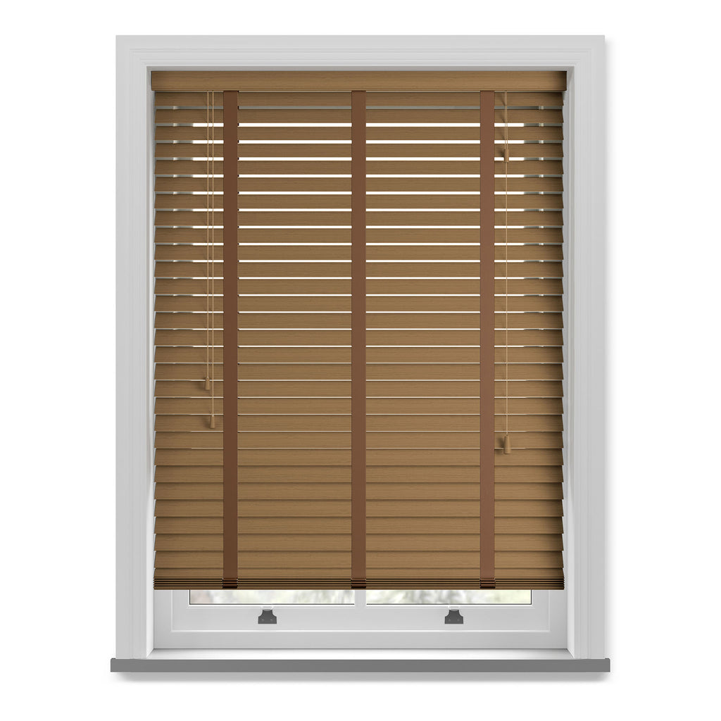 Amber Fauxwood Venetian Blind - 35mm Slat