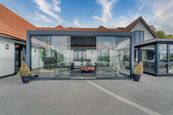Deponti Pinela Deluxe Louvered Roof Aluminium Veranda - Image 7