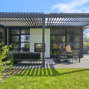 Deponti Pinela Louvered Roof Aluminium Veranda