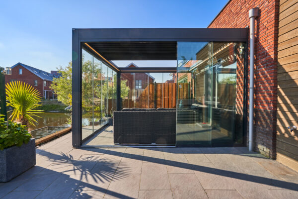 Deponti Pinela Deluxe Louvered Roof Aluminium Veranda - Image 5